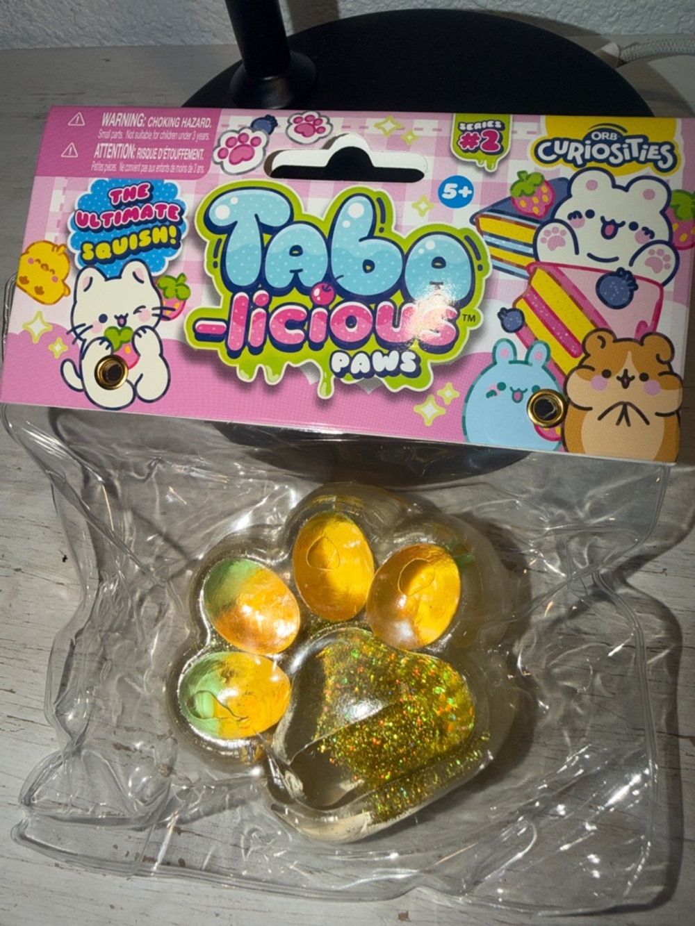 Taba-licious Paws Kids Squishy Toy - Yellow/Gold